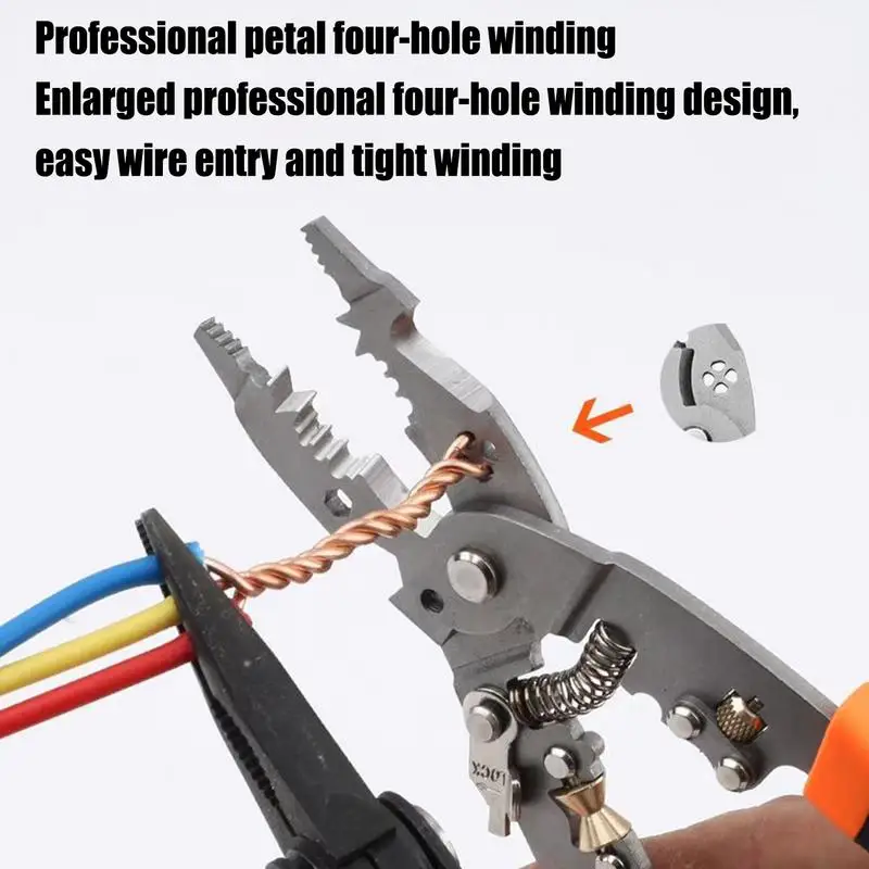 Wire Stripper Tool New Wire Stripping Tool Multifunctional Wire Crimper Wire Strippers Electrical Pliers Wire Cutters For Thin