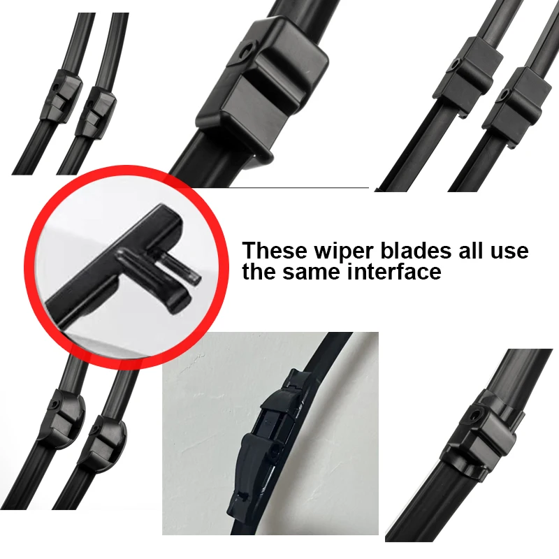 Wiper Front Rear Wiper Blades Set For Citroen C4 Grand Picasso / C4 Picasso 2006 2007 2008 Windshield 30
