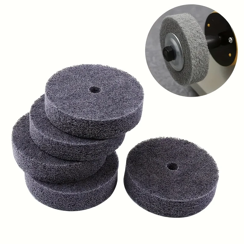 1 st/3 stks 3-inch fiber polijstschijven - 3/8-inch boring vervangende slijpschijven voor desktop polijstmachines en slijpmachines