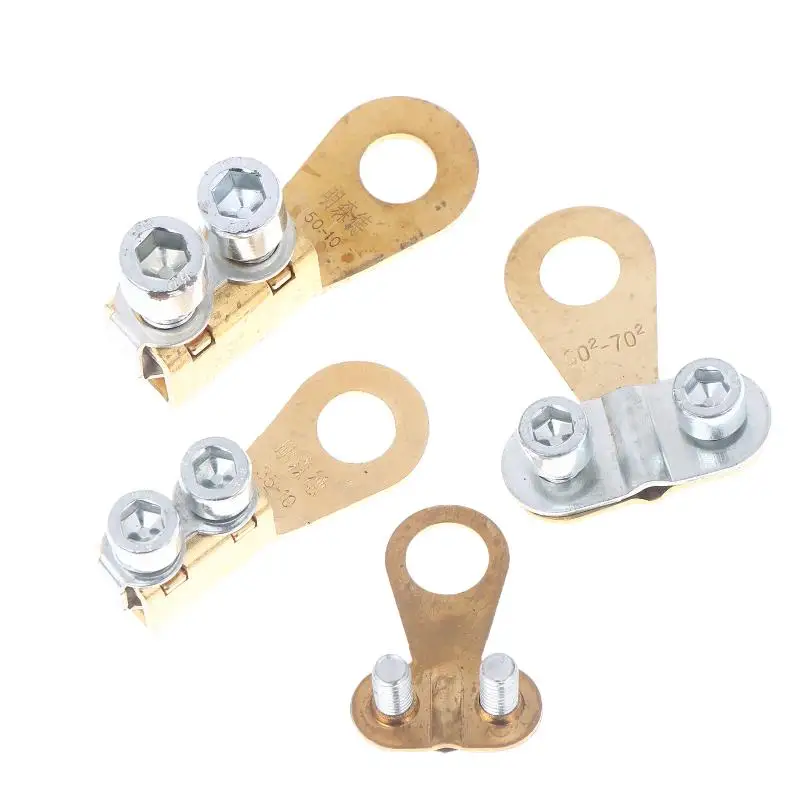 Thickened Wire Auto Battery Terminal Pure Copper Clip Head Replacement for Vehicle Ideal for Car Battery Connection