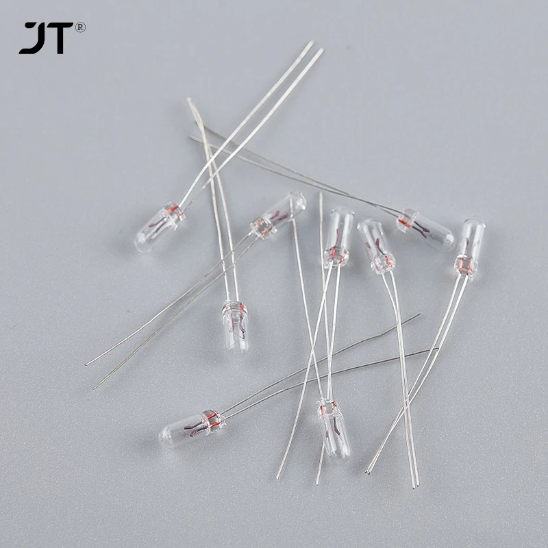 10pcs Miniature 0.07A 3mm 4mm 5mm 1.5V,3V,6V, 9V,12V, 24V Lamp Light Bulb Edison Incandescent Filament Rice