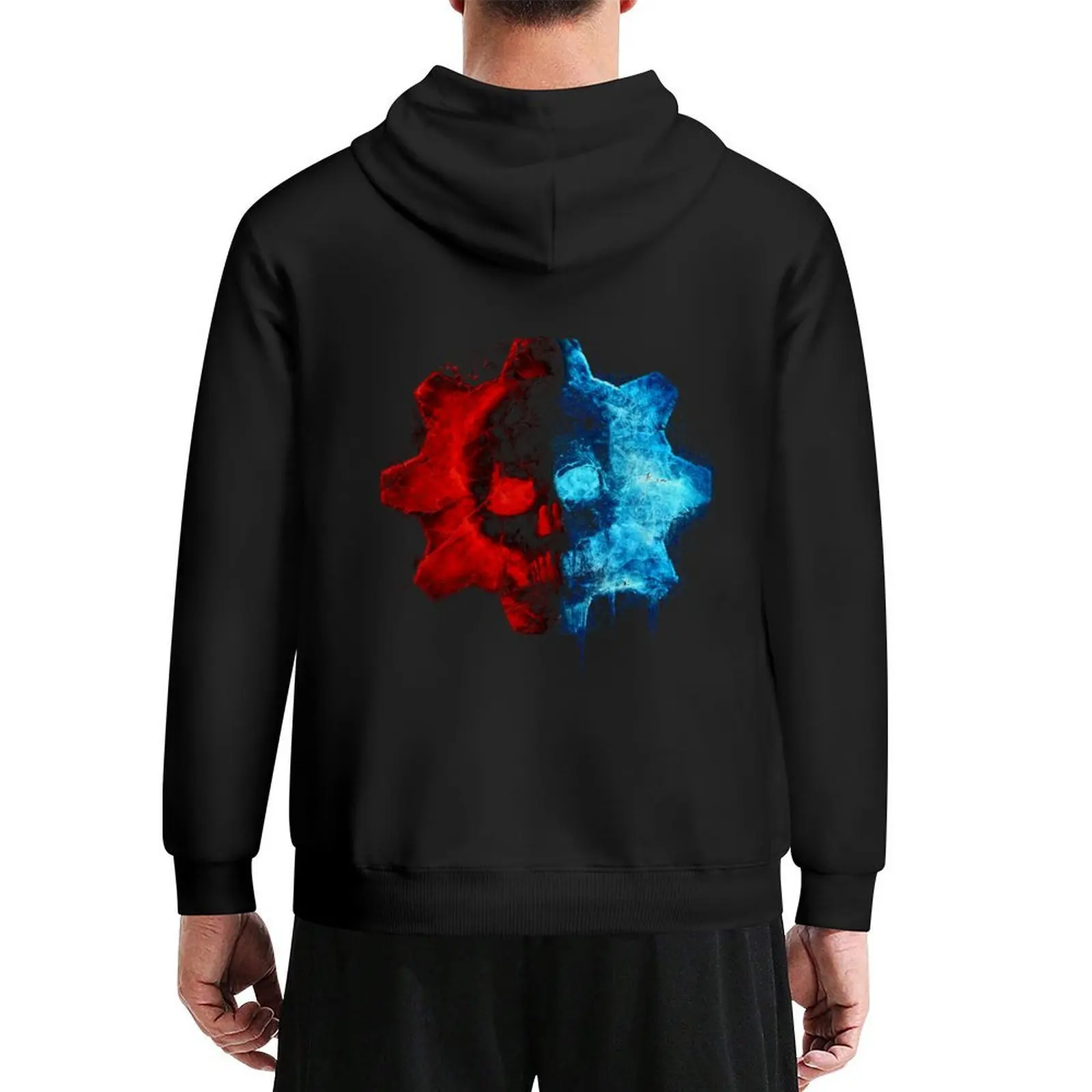 

Fire and Ice Omen Gears Essential Hoodie anime clothes aesthetic clothing men's coat men's clothing hoodie graphic
