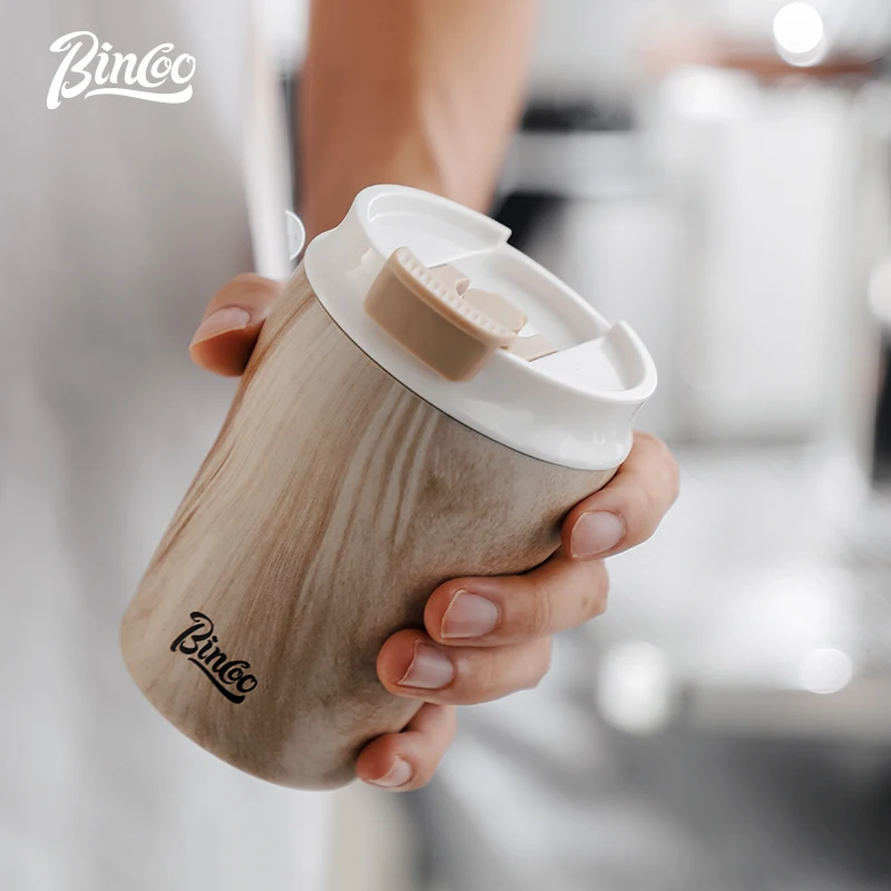 Bincoo 280Ml 500Ml Coffee Cup, Portable Car Travel Cup, Double Spout Insulated …