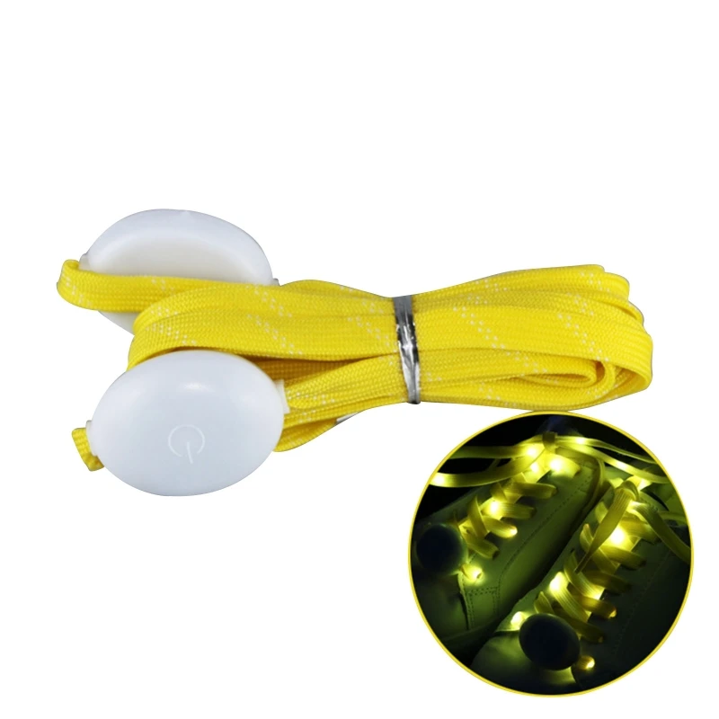 LED Light Up Shoe Laces Light Flashing Glowing LED Luminous Fun Shoelaces Colorful Glowing Shoe Laces for Teens Adults