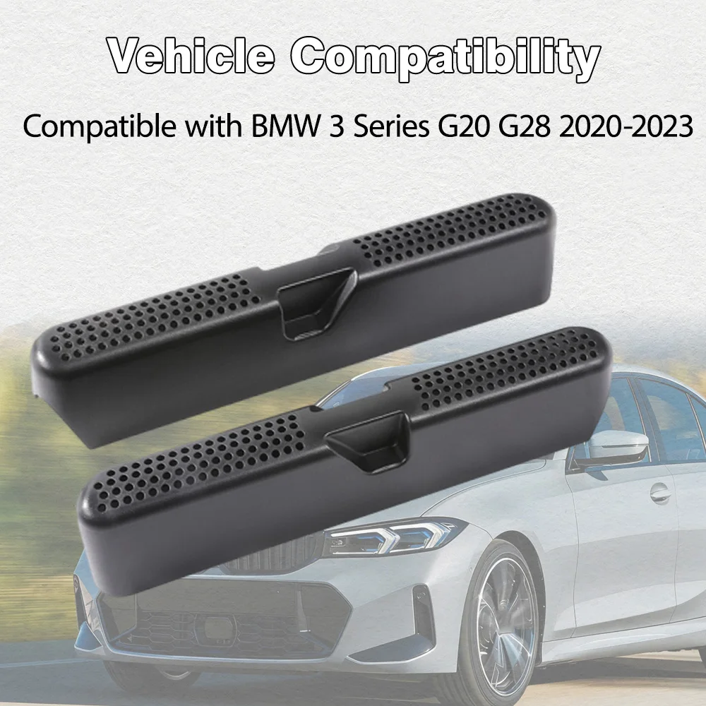 

2Pcs Car Under Seat Floor Air Vent Covers Grille Air Conditioner Duct Outlet for BMW 3 Series G20 G28 2020 2021 2022 2023
