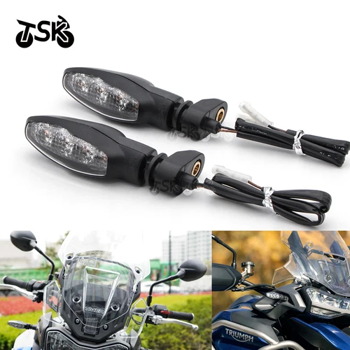 Luz LED intermitente para motocicleta, indicador de señal de giro para Triumph Tiger Sport 660 850 900GT Low Rally Pro 1200 GT RALLY ADVENTURE