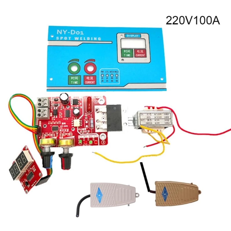 Spot Welder Control Board Kit Adjust For Time Current Single Battery Battery Pack