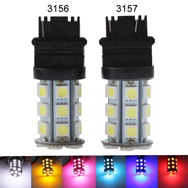 

Led Bulb T25 3157 P27/7W 3156 P27W Super 4W 12v 24v Canbus Auto Truck Brake Tail Lamp 12 24 V Volt Car Bus Turn Signal Light