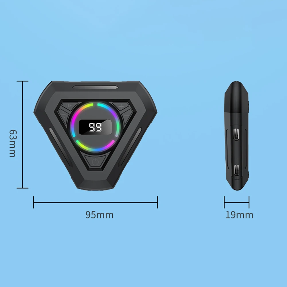 جهاز النقر البدني ذو السرعة القابلة للتعديل مع شاشة رقمية ومحاكاة النقر بالإصبع بإضاءة RGB لنظام التشغيل ios Android