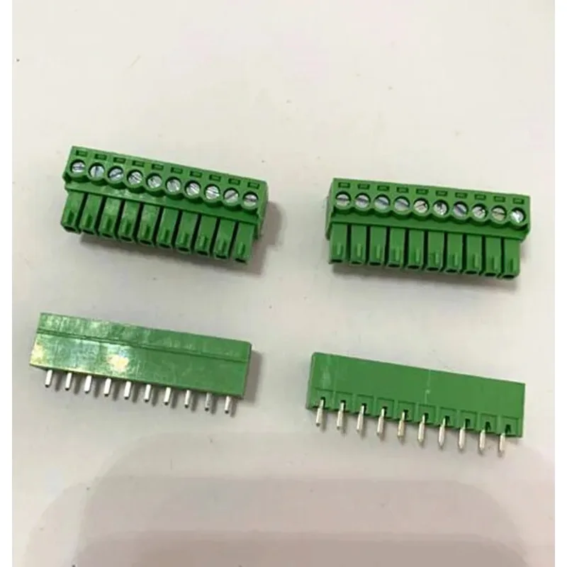 20sets Plug-in PCB terminal block 2EDGK pitch 3.81mm 2P 3P 4P ~ 16P MC1.5 Phoenix terminal straight needle seat