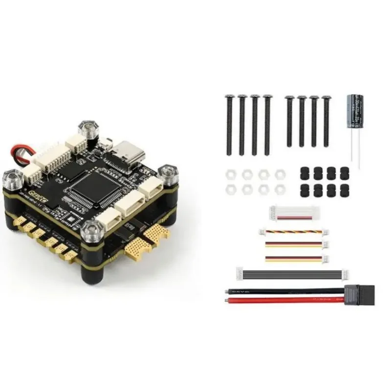 

Полетный контроллер GEPRC TAKER F405 BLS 50A Stack 3-6S GEP-F405-HD v2 / регулятор скорости GEP-BLS50A-4IN1 ESC с прямым подключением к DJI Air Unit