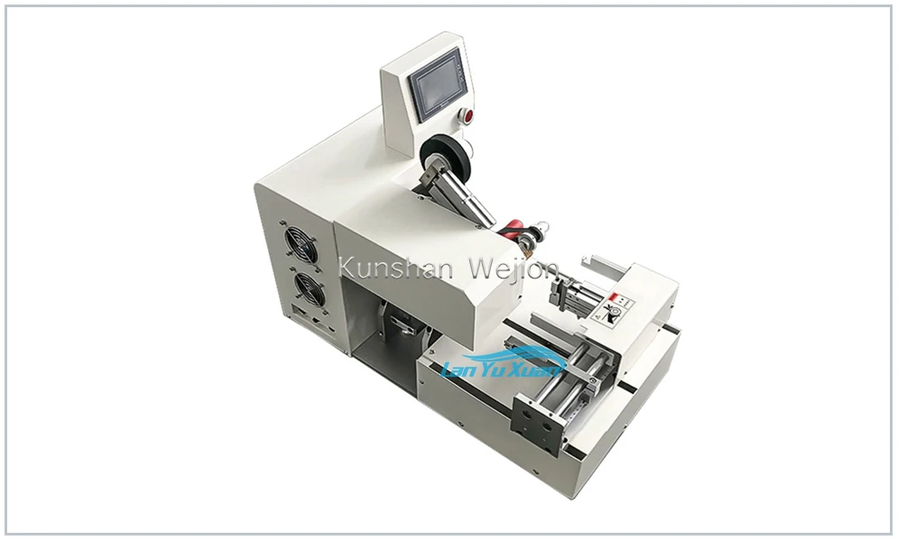 WJ4656 Labeling machine on cable wire Flag Type Patch Cord Labels folded labeling machine