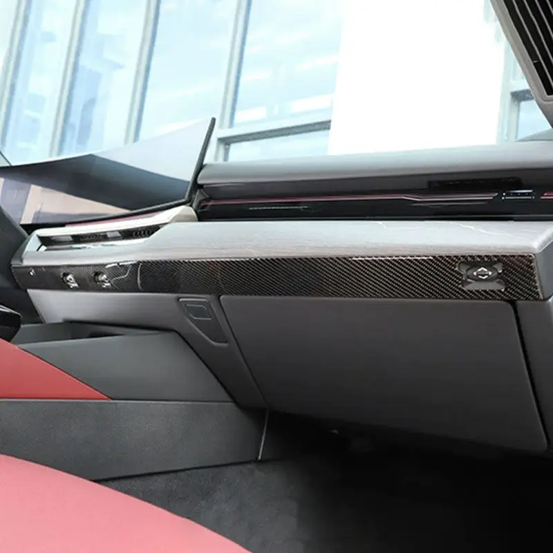 

For BMW 5 Series i5 G60 2024 2025 Car Center Control Lower Panel Decorative Sticker Interior Strip Trim Accessories Cover Trim