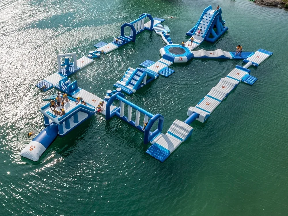 Commercial Customized Inflatable Water Park Inflatable Sea Water Play Equipment Park Inflatable Floating Water Games Parkpromote