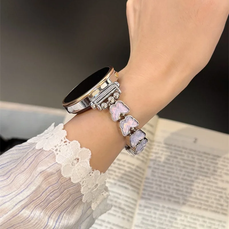 

Butterfly elastic rope suitable for Huawei GT5/GT5 Pro/GT4/GT2/3/4 22mm/20mm/18mm fashionable watch straps