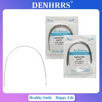 1Pack 10Pcs Dental Stainless Steel Arch Wire Round Rectangular Square Form