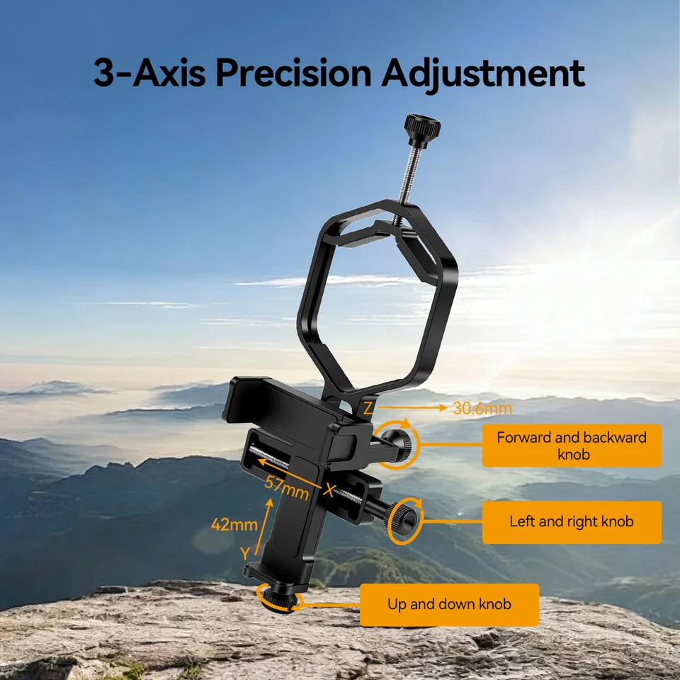 SVBONY SV214 Pro 3-Axis Phone Adapter for Telescope 28-64mm
