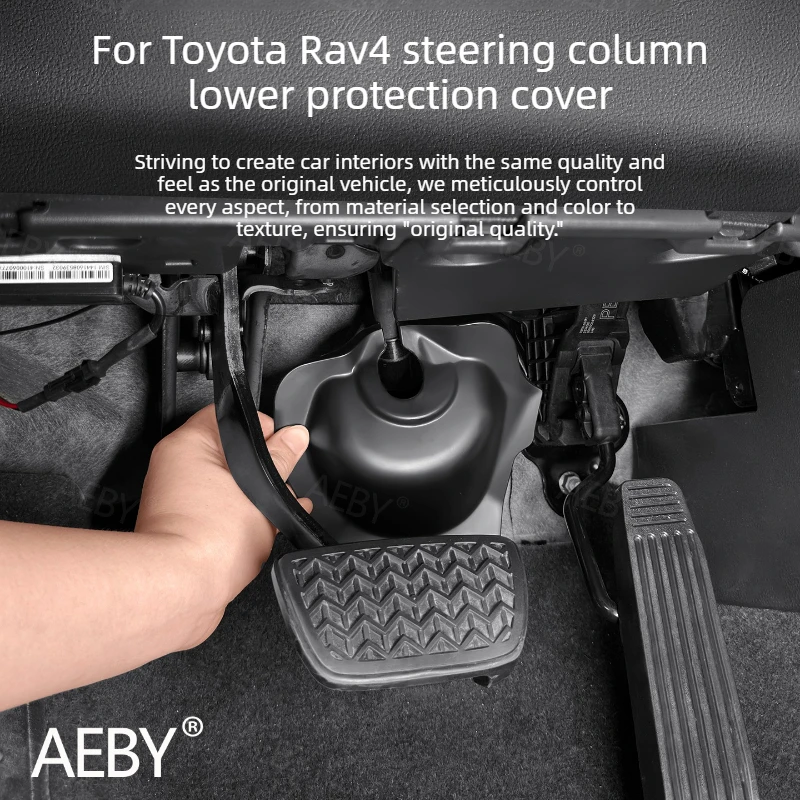 For Toyota Rav4 2020-2025 steering column cover,Under-dash protector shaft guard,Anti-dust and anti-kick,interior accessories