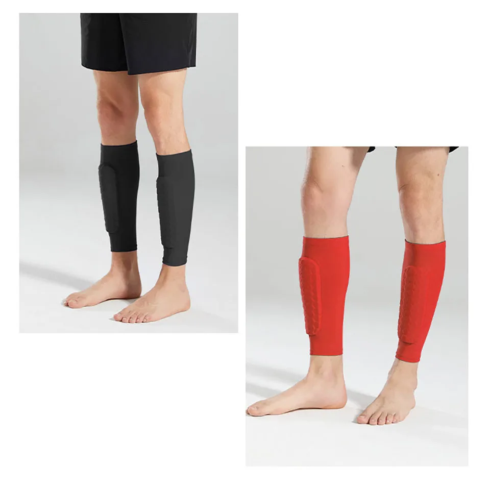 Loogdeel Honeycomb Fußball Schienbeinschoner Fußballschilde Sport Legging Schienbeinschoner Beinmanschetten Schutzausrüstung Schaftschutz – Detail 13