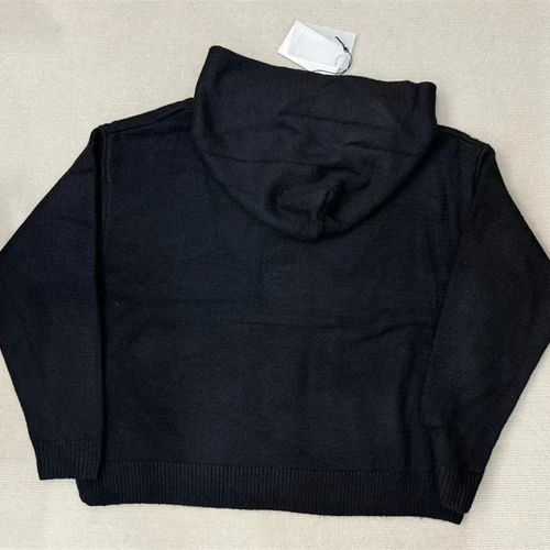 자카드 CB 니트 후드 스웨터, 오버사이즈 캐주얼 남성 니트 후드, 최고 품질 회색 여성 울 스웨터, 24ss 