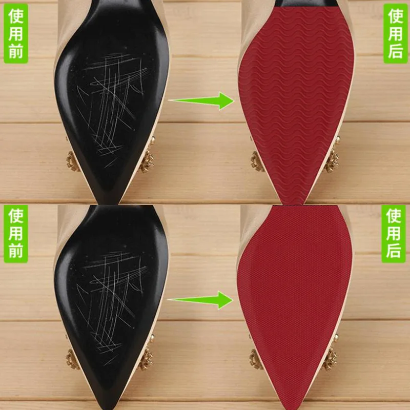 Shoes Sole Protector Sticker For High Heels Self-Adhesive Ground Grip Shoe Protective Bottoms Outsole Insole Pad Repair Shoe Mat