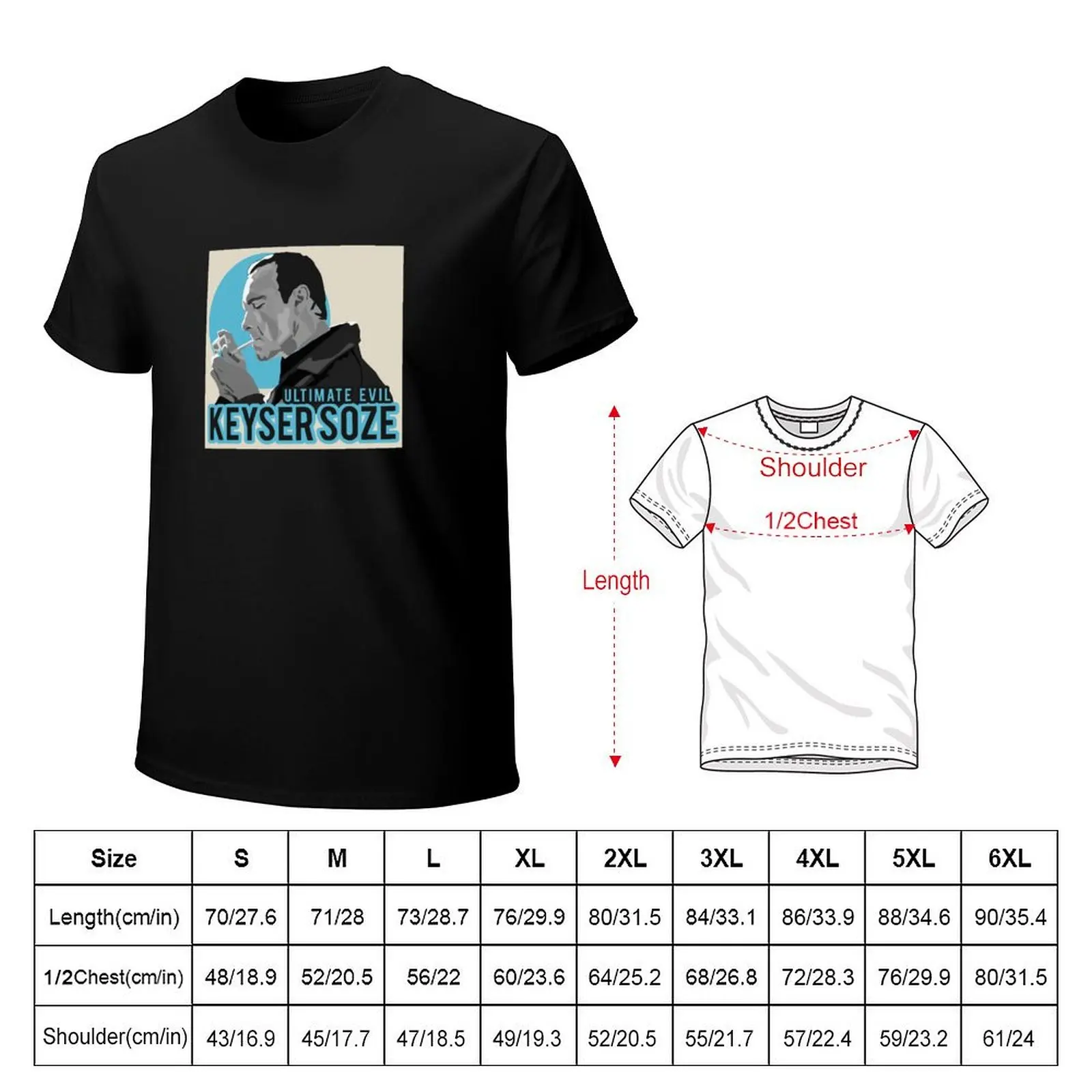 KEYSER SOZE (the devil) T-Shirt Creative Graphic Tee Shirt