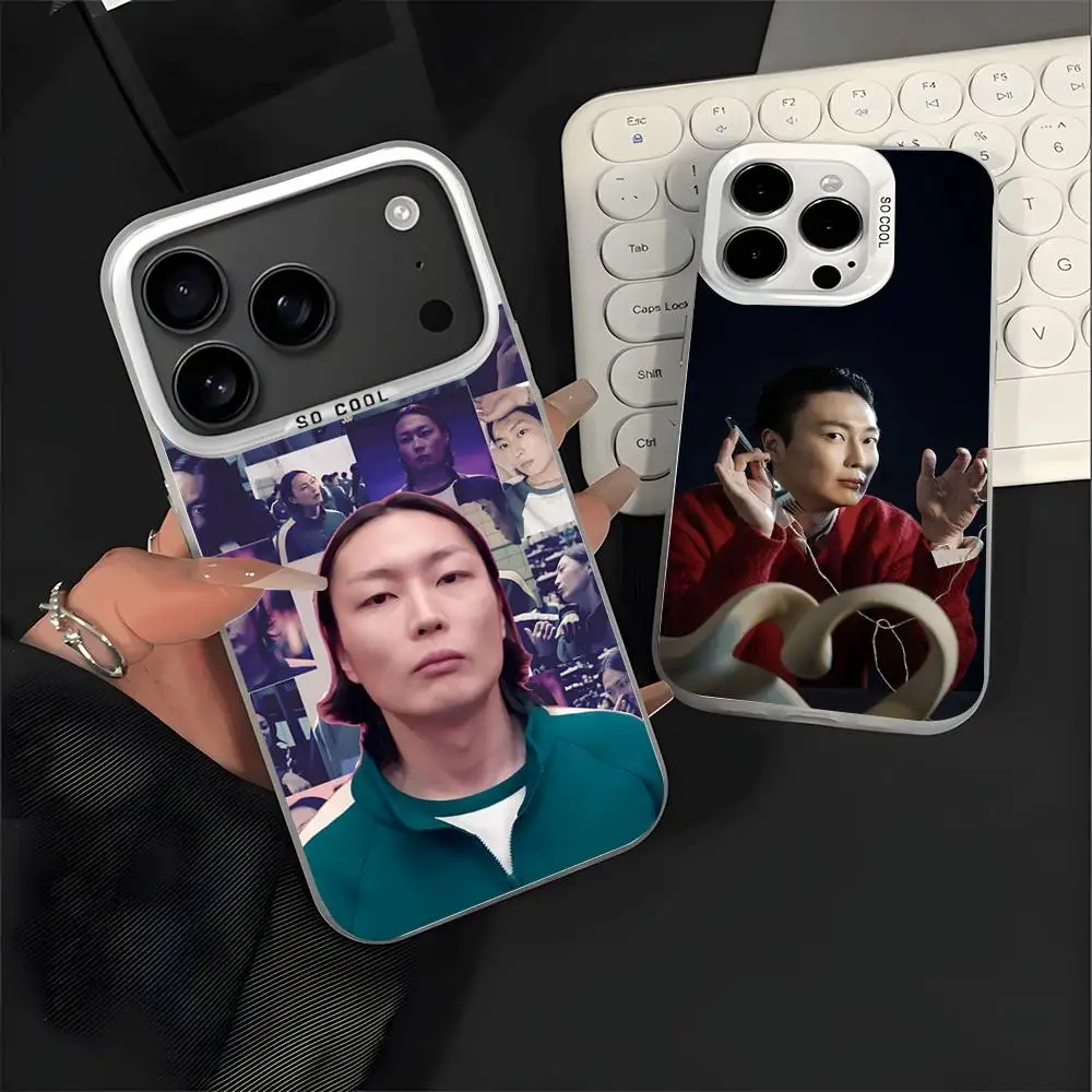 

Roh J-Jae W-Won For iPhone 17,16,15,14,13,12,11,Mini,Pro,E,SE4,XS,MAX White Candy Matte Cover