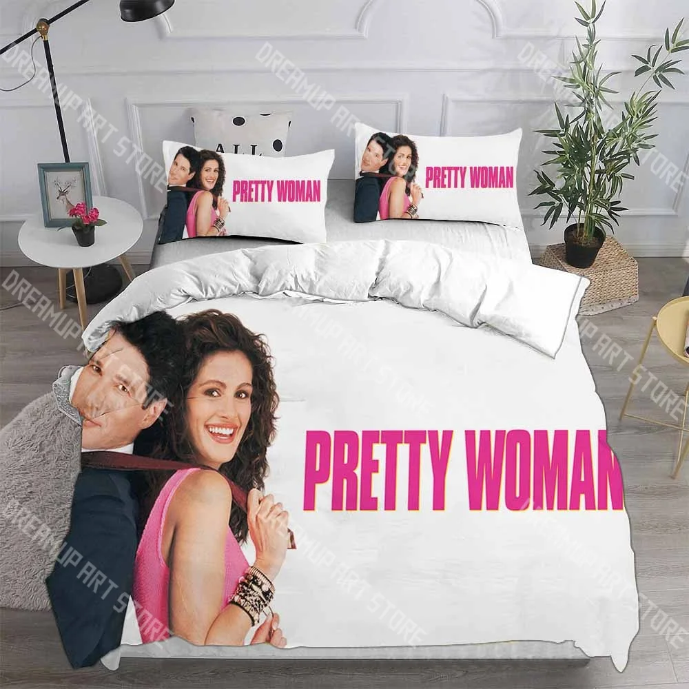 Fashion Pretty Woman Movie Bedding Set Single Twin Full Queen King Size Bed Set Kids Bedroom Duvetcover Sets Bed Sheet Set