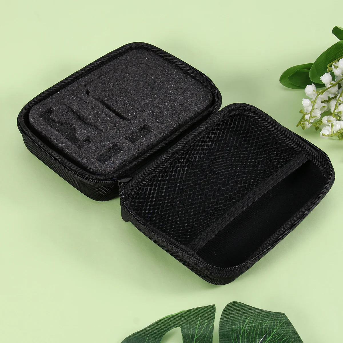 

Carrying Strap Camera Storage Bag Camera Accessories Storage Bag for Home Travel Store (Black, Small Size)