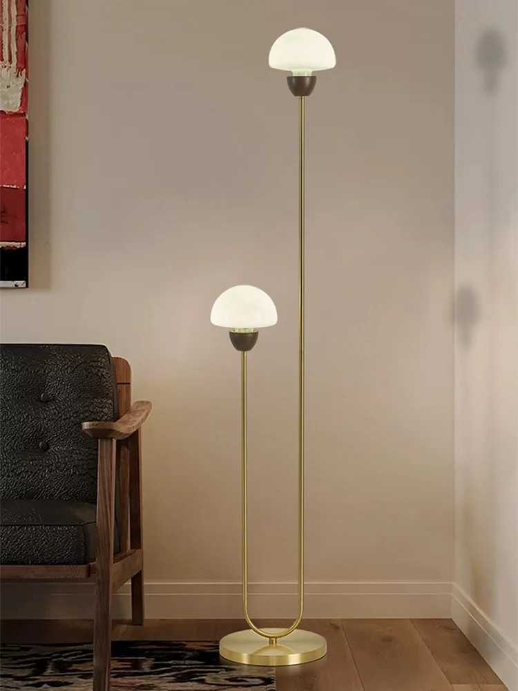 2025 New Modern North American Ash Wood LED E14 Dimmable Floor Lamps Luxury Home Decor Elegant Lightings For Living Room