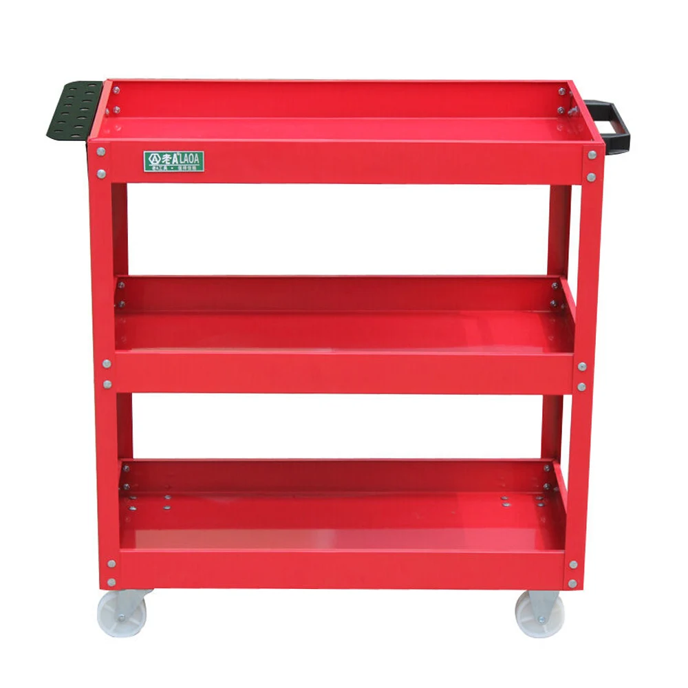 LAOA Three-Layer Maintenance Tool Cart Car Maintenance Drawer Multifunctional Parts Tool Cabinet Parts Workshop Tools