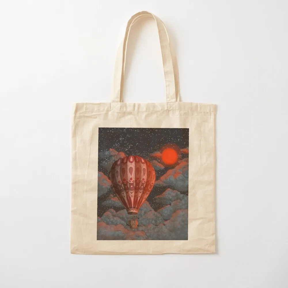 

Adventure Awaits - Hot Air Balloon Tote Bag shopper bag woman Gift bags Canvas Tote Bag