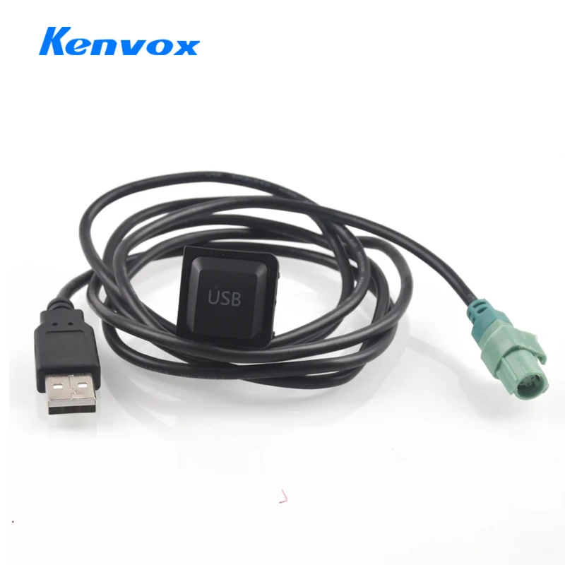 Car USB Adapter Audio USB Cable Switch for VW Golf MK5 MK6 VI 5 6 Jetta CC Tiguan Passat B6
