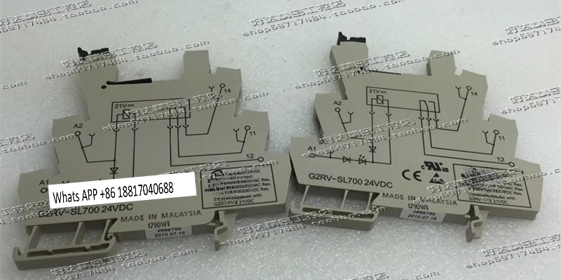 1 unidad G2RV-SL700/SL500 G2RV-SR700/SR500 Base separada de relé