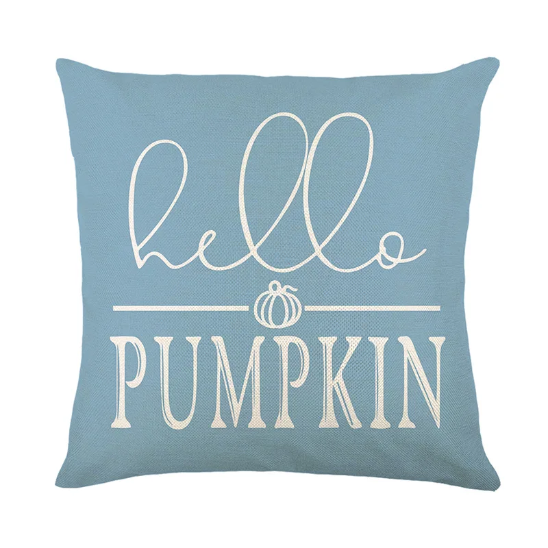 Fall Pillow Covers 45x45cm Set of 4 Pumpkin Truck Leaves Outdoor Farmhouse Autumn Fall Pillows Decorative for Home Sofa Decor