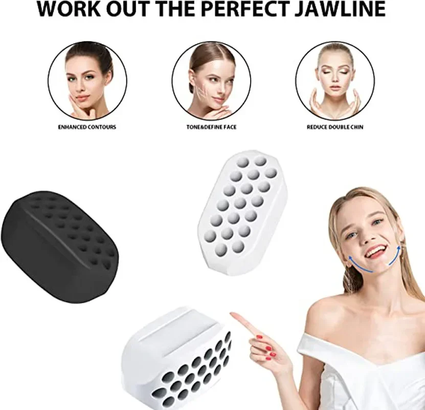 Jaw Line Exerciser Ball Jaw Line Trainer Face Facial Muscle Exercise Ball  Chew Ball Workout Fitness Equipment Fitness 1PC