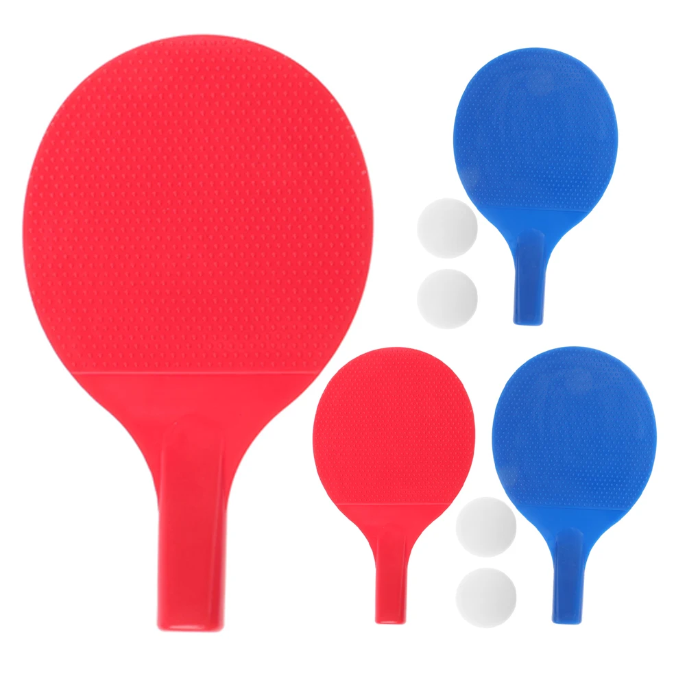

8 Pcs Pong Paddle Professional Table Tennis Racket Plastic Portable Exerciser Child