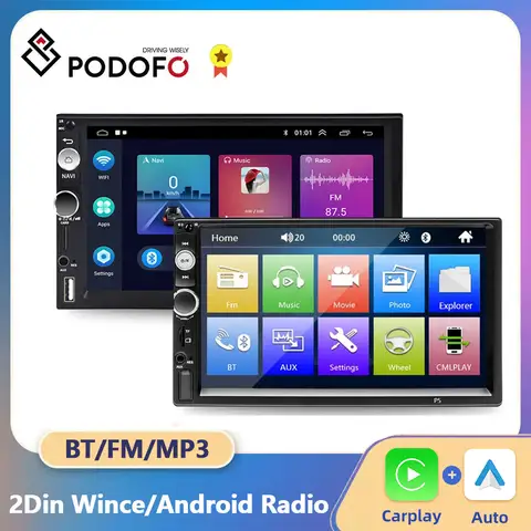 2Din Android Car Radio podofo