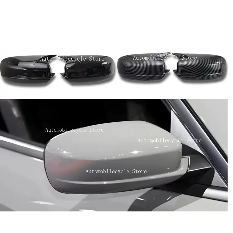 Fit For Dodge Charger 2011-2021 Car Rearview Side Mirror Cover Wing Cap Exterior Sticker Door Horn Rear View Case Trim