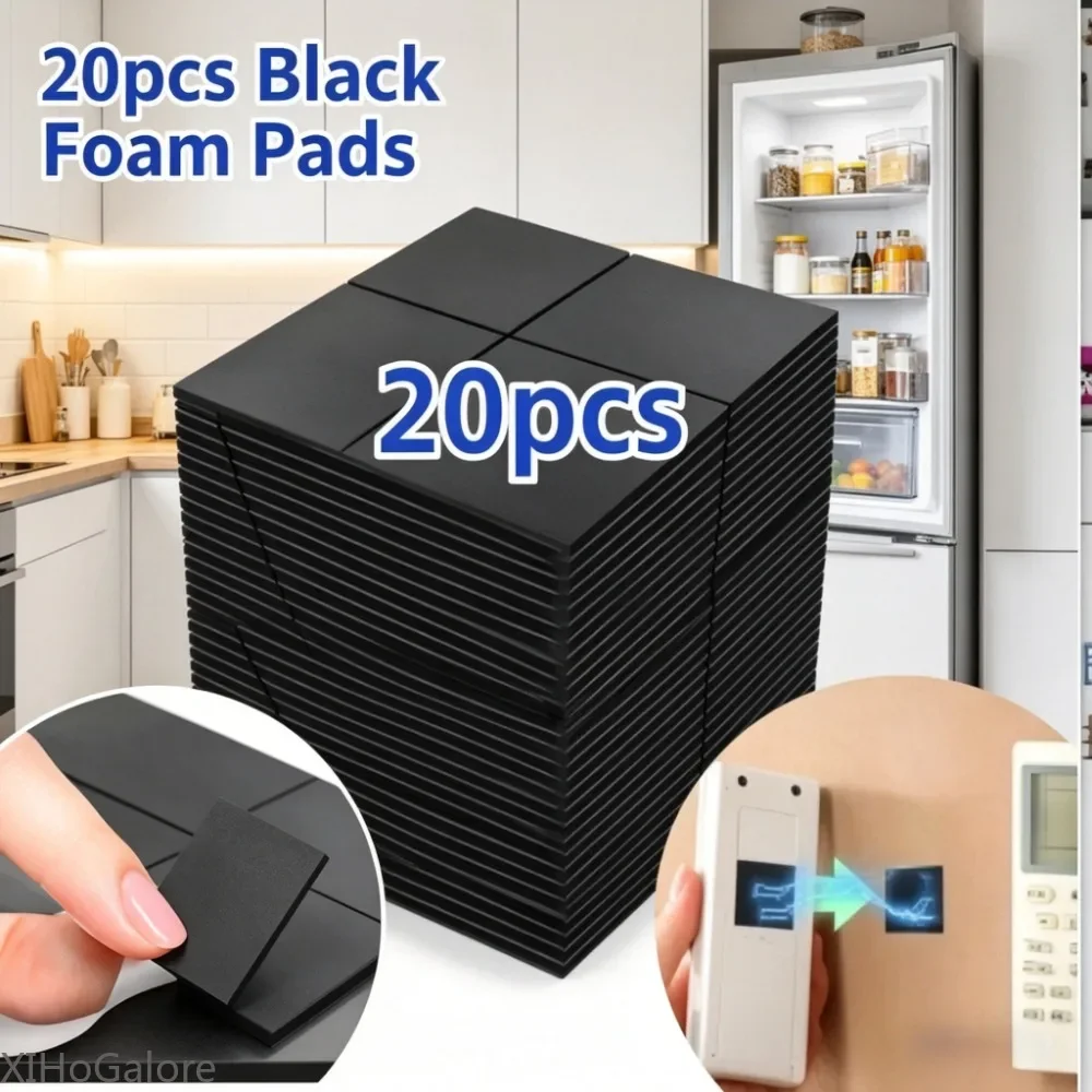 Self Adhesive Square Magnets 20Pcs Soft Flexible For Fridge Decor Home Office Craft Stickers DIY Magnetic Sheets Kit Set