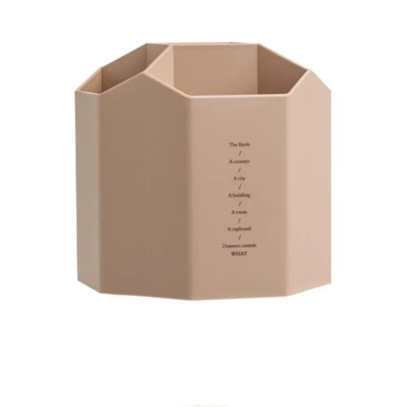 Personalized Creative Desk Pen Case Rotation Multi-function Large-capacity Desktop Storage Box for Student Office Pen Holders