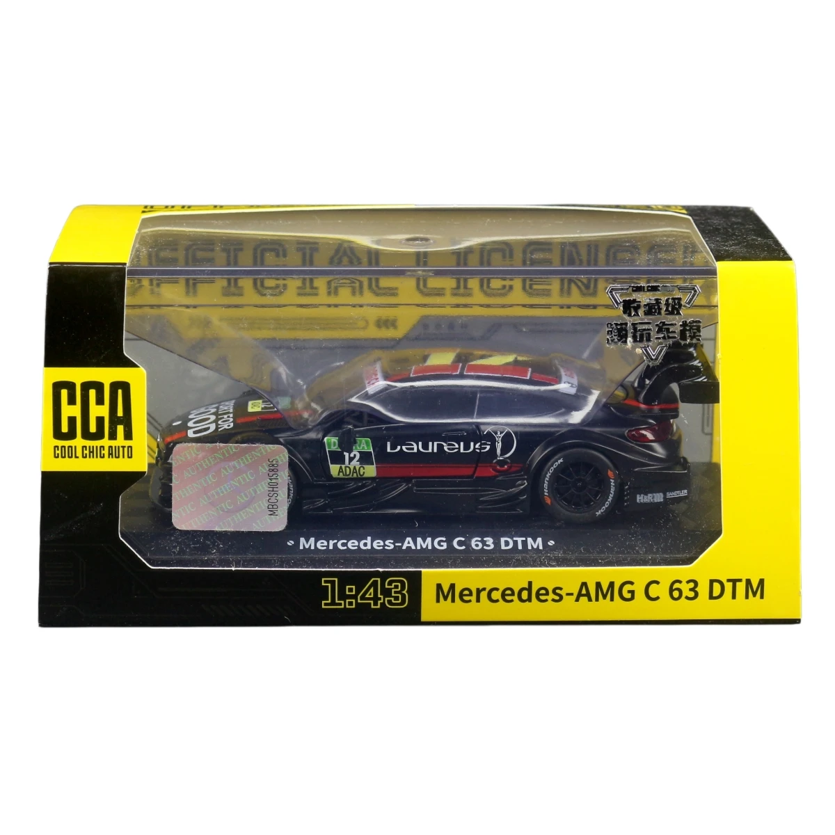 1/43 Mercedes-AMG C63 DTM Super Racing Toy Car Model CCA 1:43