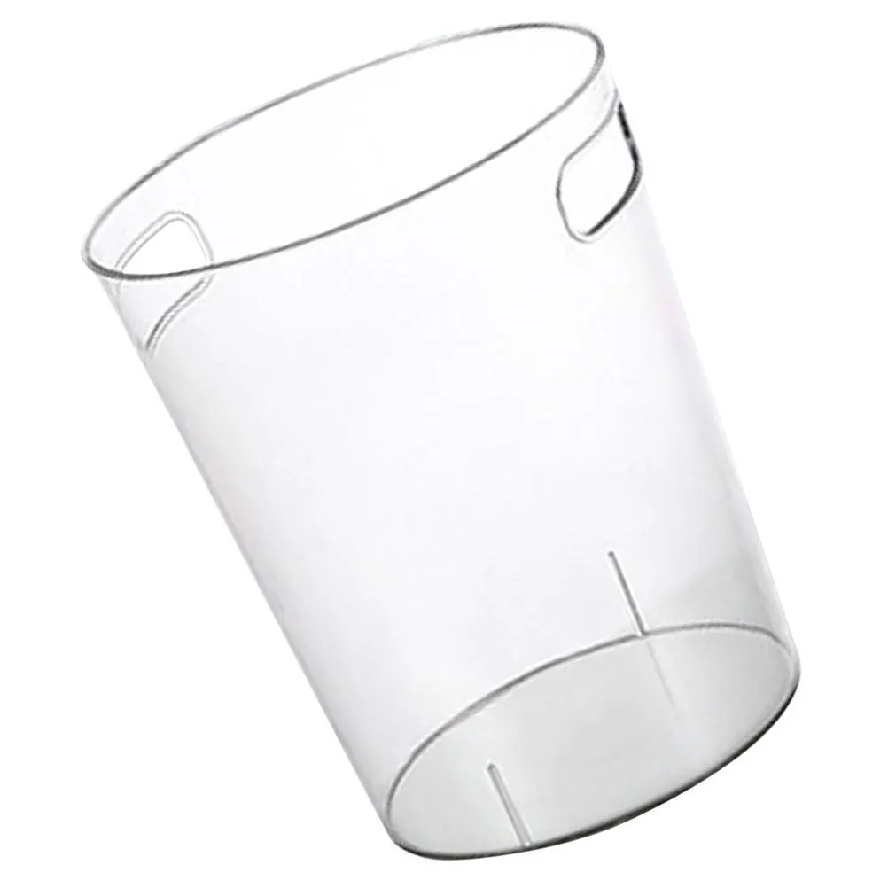 

Creative Transparent Garbage Bin Large Capacity Home Kitchen Container Waste Bucket with Handle Creative Waste Bucket