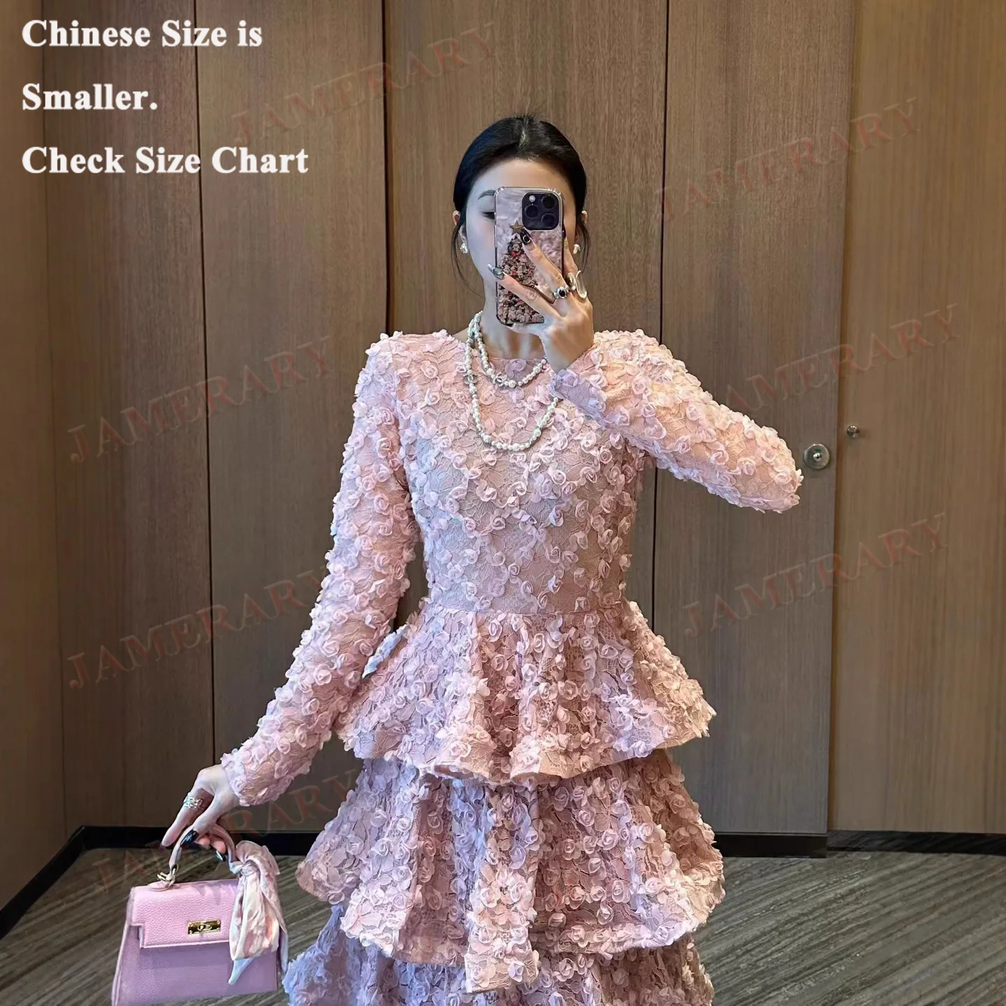 Abiti da sera lunghi da sera formale di lusso estivo Abiti da donna con maniche autunnali per feste da ballo Maxi abito da donna Designer di marca di qualità fiore 3D