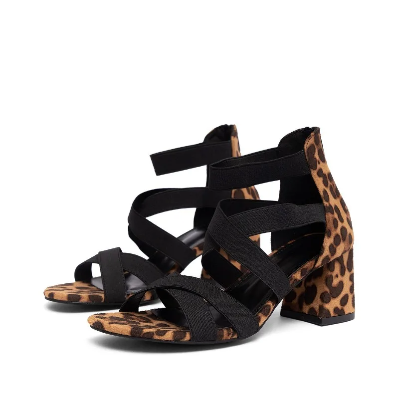 

Faionable Roman Sle Sandals Diamond Embellied Chunky Heel Versatile Casual Sle Children's oes Summer Season