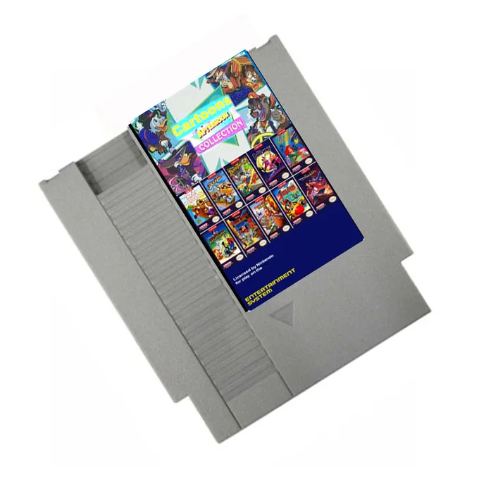 IL POMERIGGIO CARTONI ANIMATI COLLECTION cartuccia di gioco 117 in 1 Cartuccia di Gioco per NES 72pins cartuccia di gioco