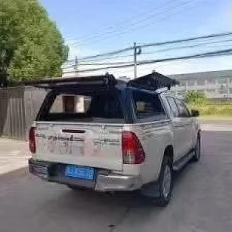 Factory Truck Tonneau Cover Custom-fit Roll-up Waterproof Anti-theft Pickup Roller Shutter Lids HILUX