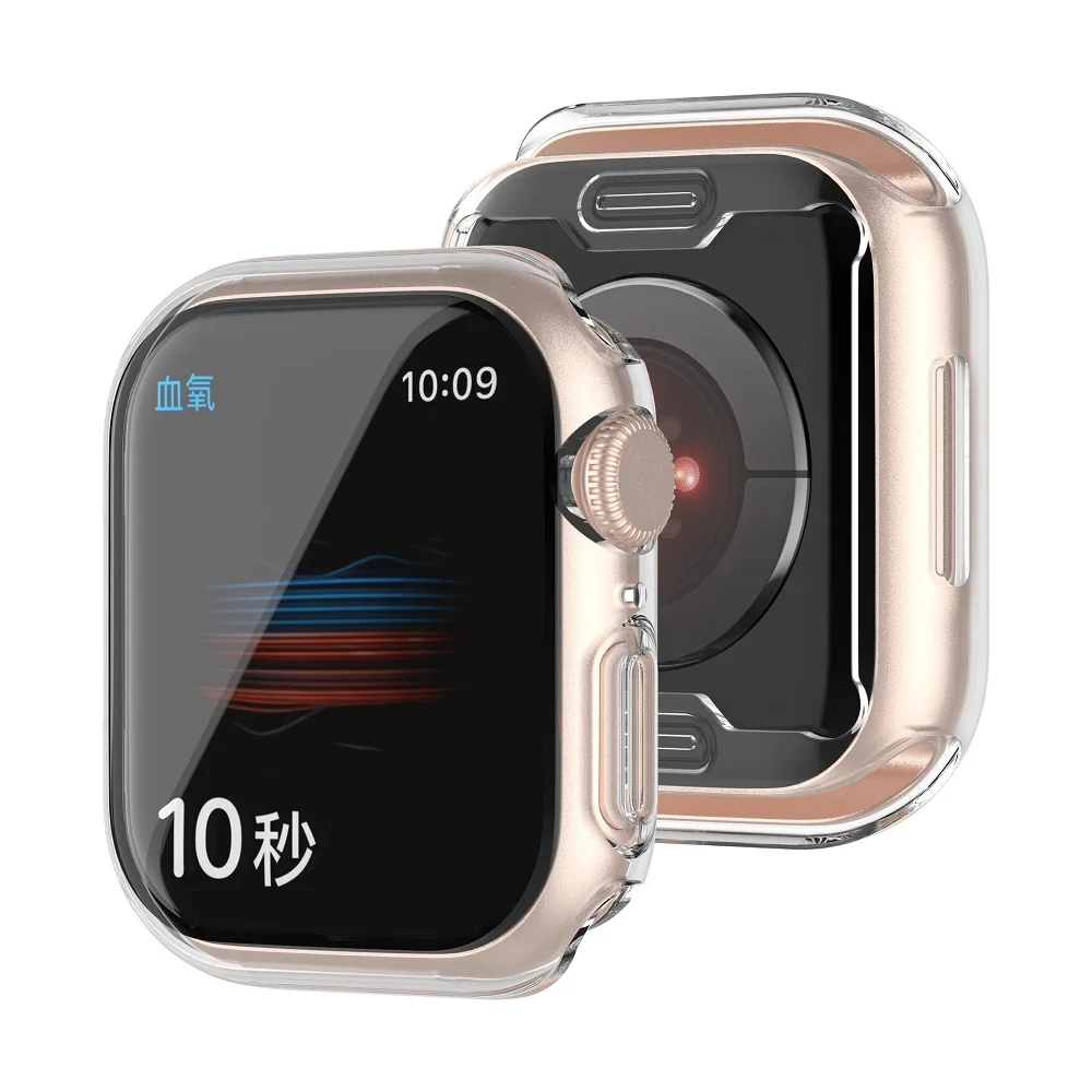 1 шт., защитная пленка для экрана Apple Watch серии 7, диаметром 41 мм, 45 мм, полностью из ТПУ, чехол для iWatch 41 мм, 45 мм, смарт-аксессуары iWatch7