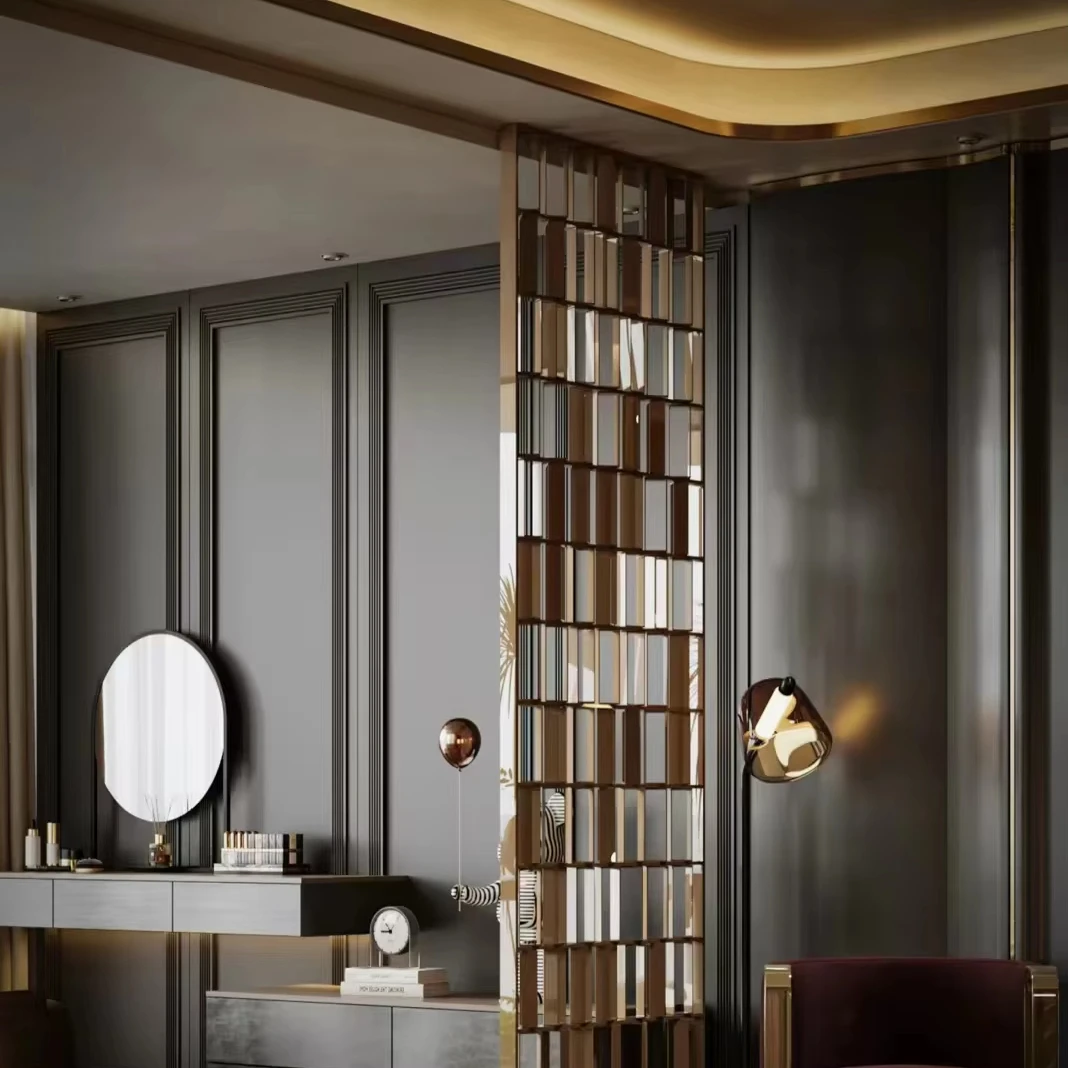 

Эфирное стекло с прозрачным сенсорным экраном, перегородка из нержавеющей стали 304 316, для современных помещений