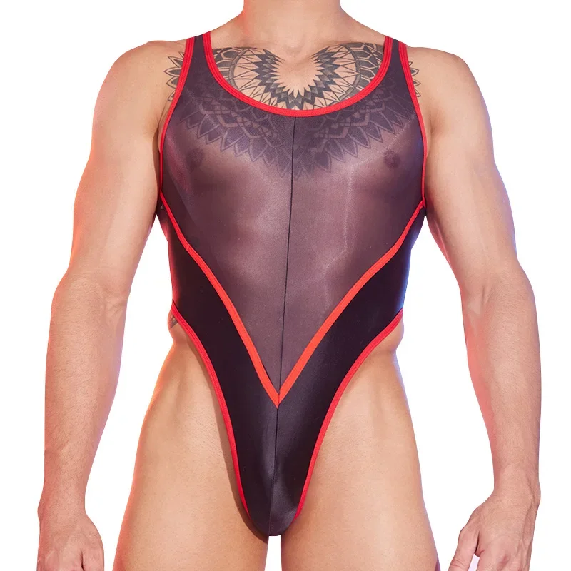 

New Men's Slim Fit Breathable Sexy Onesie Spicy Erotic Underwear Comfortable Sensual Suit for Special Occasions